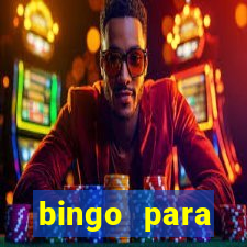 bingo para despedida de solteira para imprimir